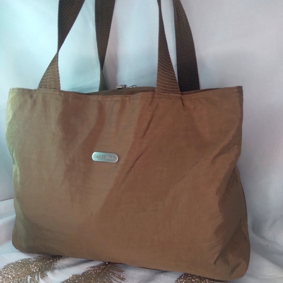 Big brown and blue baggallini bag - Picture 1 of 4